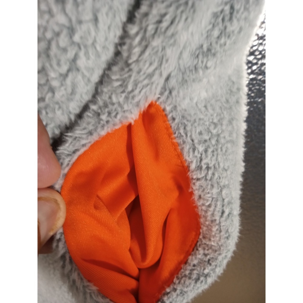 Colosseum Athletics Women's Miami Hurricanes XL Sherpa Gray 1/4 Zip Pullover Y2K - Picture 13 of 14